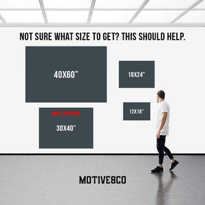 Stronger Mind Clock Canvas