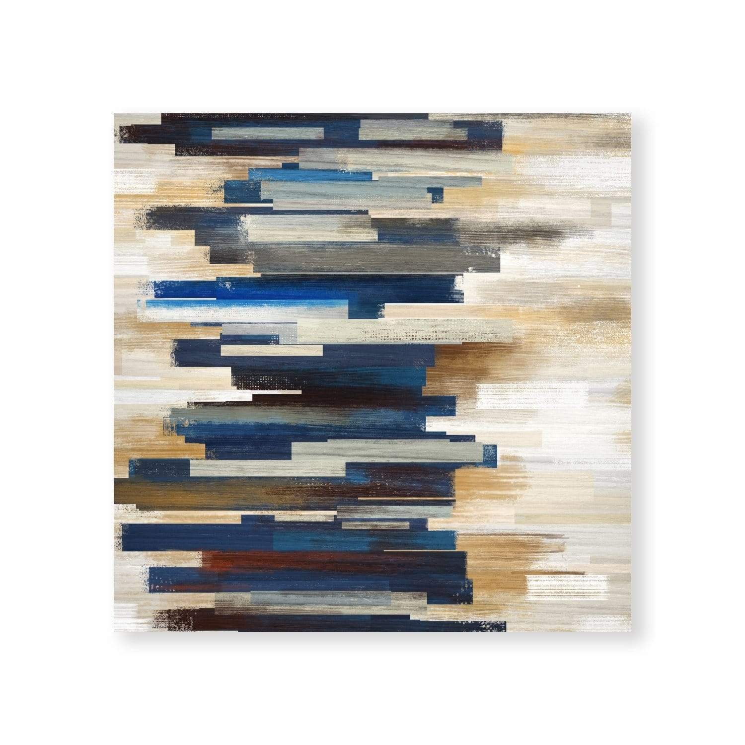 Structured Stacking Canvas Art Clock Canvas