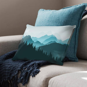 Subtle Fog Cushion Cushion Cushion Landscape Clock Canvas