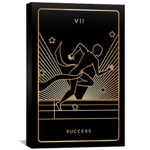 Success Tarot Card Canvas Art 30 x 45cm / Unframed Canvas Print Clock Canvas