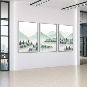 Summer Wilderness Canvas Art Clock Canvas