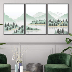 Summer Wilderness Canvas Art Clock Canvas