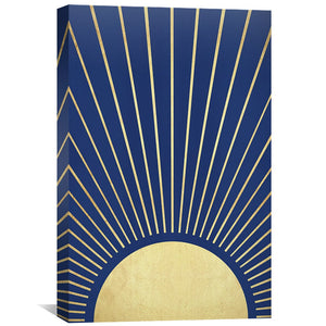 Sunbeams I Canvas Art Clock Canvas