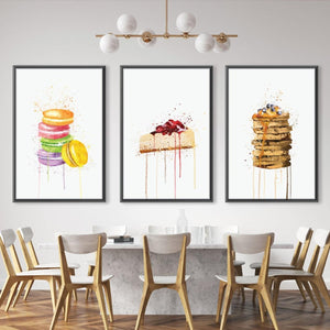 Sweet Delicacies Canvas Art Clock Canvas