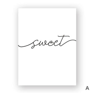Sweet Dreams Canvas Art A / 40 x 50cm / No Board - Canvas Print Only Clock Canvas