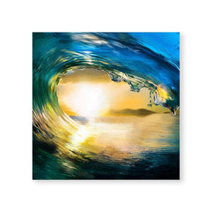 Swell Canvas Art Clock Canvas