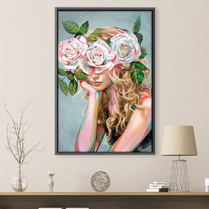 Swift Bouquet Canvas Art Clock Canvas
