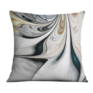 Swirling Beauty A Cushion Cushion Cushion Square Clock Canvas
