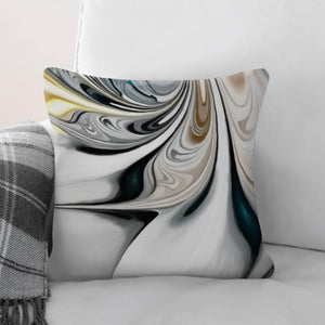 Swirling Beauty A Cushion Cushion Cushion Square Clock Canvas