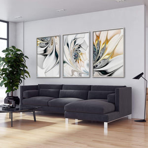 Swirling Beauty Canvas Art Clock Canvas