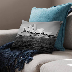 Sydney Opera House Cushion Cushion 48 x 33cm Clock Canvas