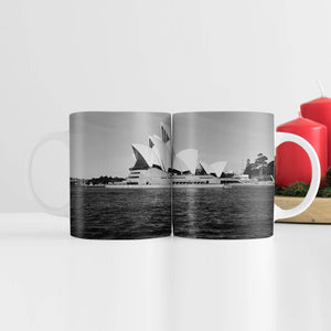Sydney Opera House Mug Mug White Clock Canvas