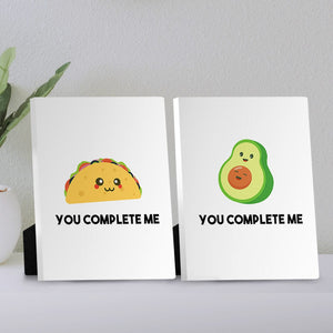 Taco and Avo Desktop Canvas Desktop Canvas Clock Canvas