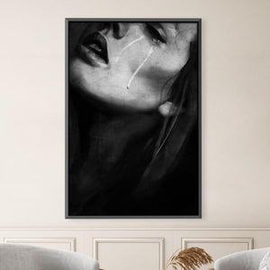 Tears Canvas Art Clock Canvas