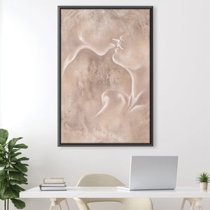 Tender, Earth Tones Canvas Art 30 x 45cm / Unframed Canvas Print Clock Canvas