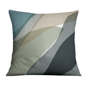 Textured Overlap Cushion Cushion Cushion Square Clock Canvas