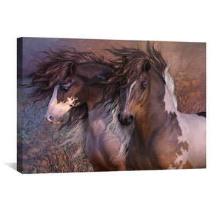 The Bachelors Canvas Art 45 x 30cm / Unframed Canvas Print Clock Canvas