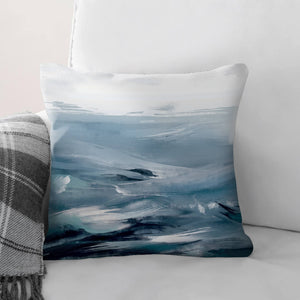 The Brushed Ocean A Cushion Cushion Cushion Square Clock Canvas