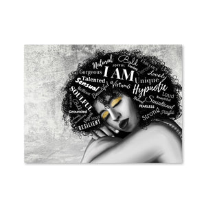 The Everything Woman Canvas Art Clock Canvas