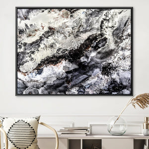 The Glacier II Canvas Art 45 x 30cm / Unframed Canvas Print Clock Canvas