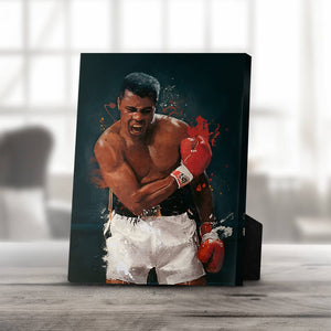 The Greatest Desktop Canvas Desktop Canvas 20 x 25cm Clock Canvas