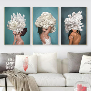 The Hidden Woman Canvas Art Clock Canvas