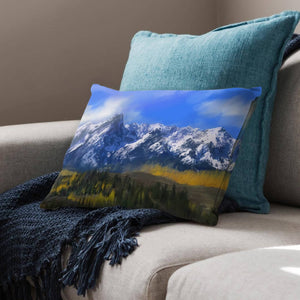 The Rockies Cushion Cushion Cushion Landscape Clock Canvas