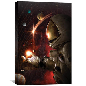 The Stars in Your Hand Canvas Art 30 x 45cm / Unframed Canvas Print Clock Canvas