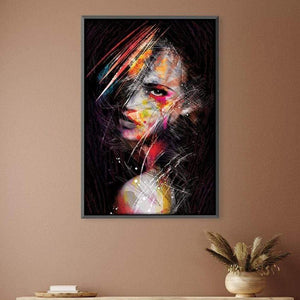 The Strong Minded Woman Canvas Art Clock Canvas