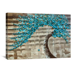 The Water Tree Canvas Art Clock Canvas