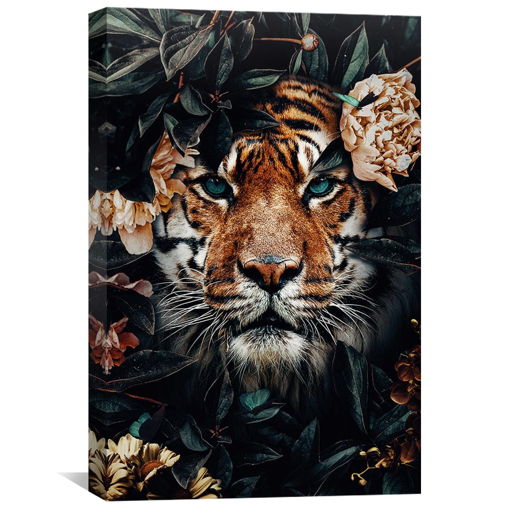Tiger 1 Canvas Art Clock Canvas