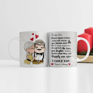 To My Forever Love Mug Mug White Clock Canvas