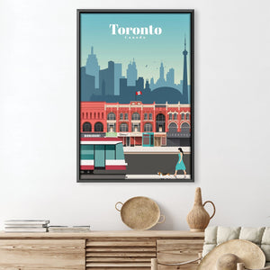 Toronto Canvas - Studio 324 Art Clock Canvas