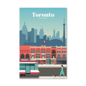 Toronto Canvas - Studio 324 Art Clock Canvas