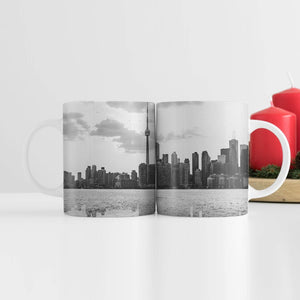 Toronto Skyline Mug Mug White Clock Canvas
