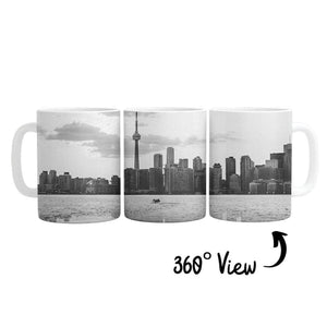 Toronto Skyline Mug Mug White Clock Canvas