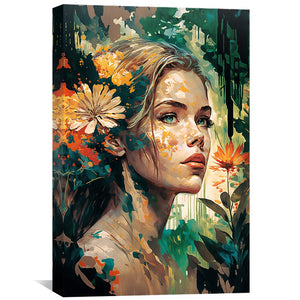 Tranquil Nature Gaze Canvas Art Clock Canvas