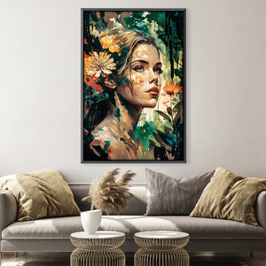 Tranquil Nature Gaze Canvas Art 30 x 45cm / Unframed Canvas Print Clock Canvas