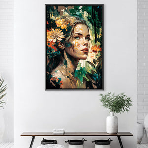 Tranquil Nature Gaze Canvas Art Clock Canvas
