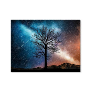 Tranquil Sky Canvas Art Clock Canvas