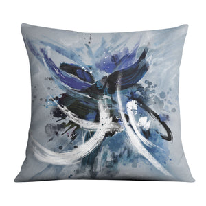 Tranquility Brushed Cushion Cushion Cushion Square Clock Canvas