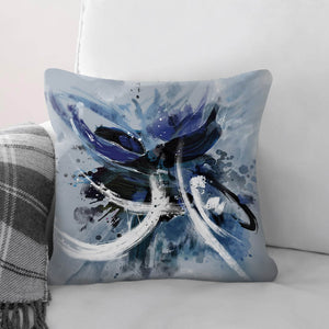 Tranquility Brushed Cushion Cushion Cushion Square Clock Canvas