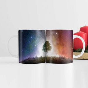 Tree of Light Mug Mug White Clock Canvas