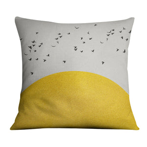 Tree Shadow B Cushion Cushion 45 x 45cm Clock Canvas