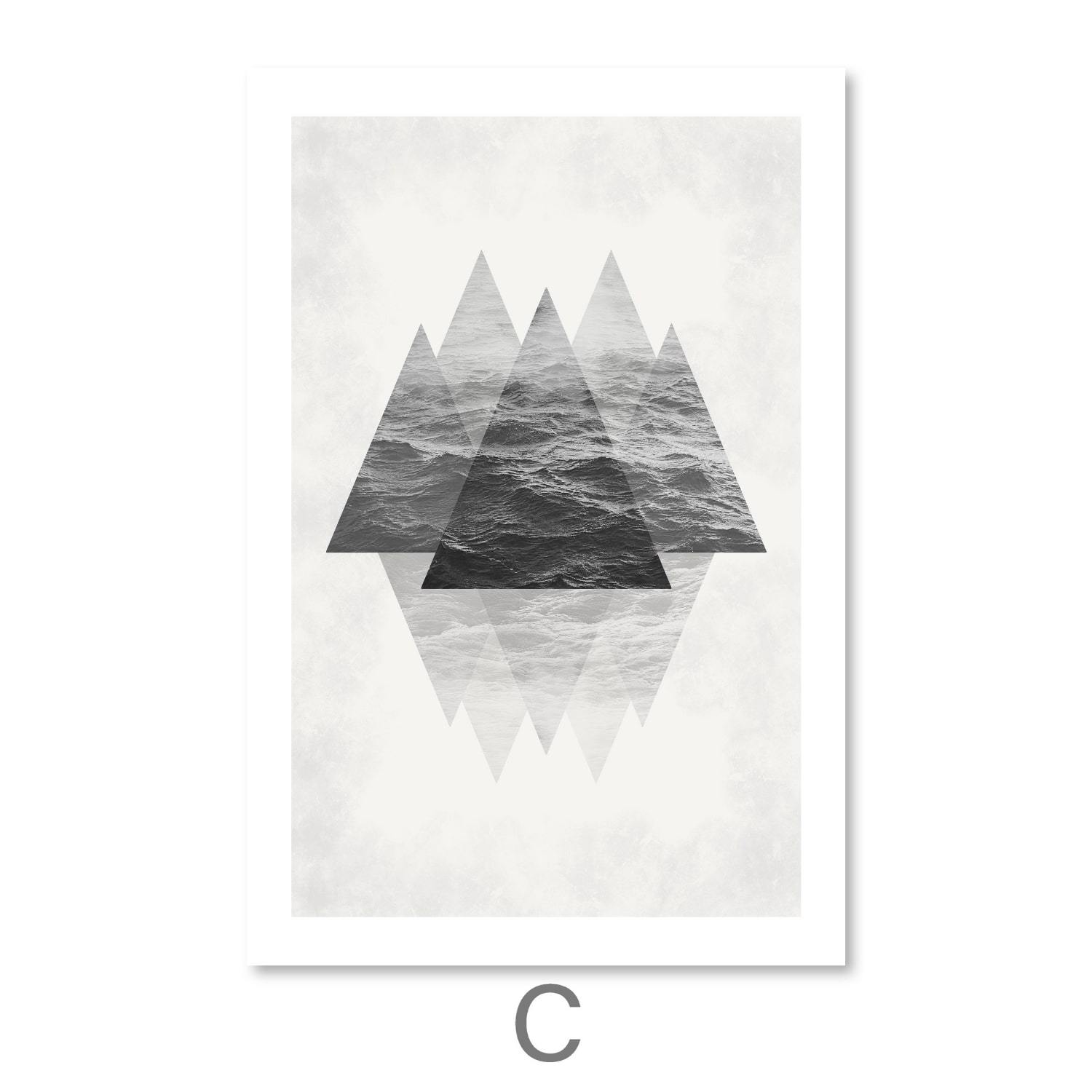 Trinity Landscapes Canvas Art C / 30 x 45cm / Unframed Canvas Print Clock Canvas