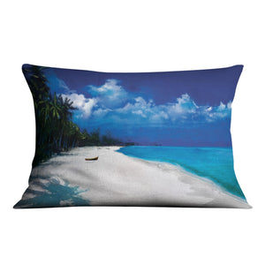 Tropical Escape Cushion Cushion 48 x 33cm Clock Canvas