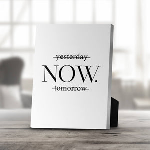 Tropical Leaf B Desktop Canvas Desktop Canvas 25 x 20cm Clock Canvas