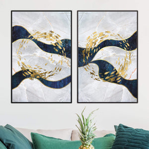 Tropical Reef Canvas Art Set of 2 / 40 x 50cm / No Board - Canvas Print Only Clock Canvas