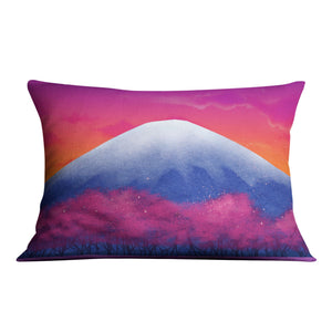 Twilight Fuji Cushion Cushion 48 x 33cm Clock Canvas