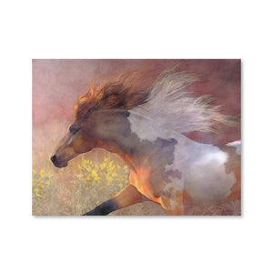 Twilight Run Canvas Art Clock Canvas